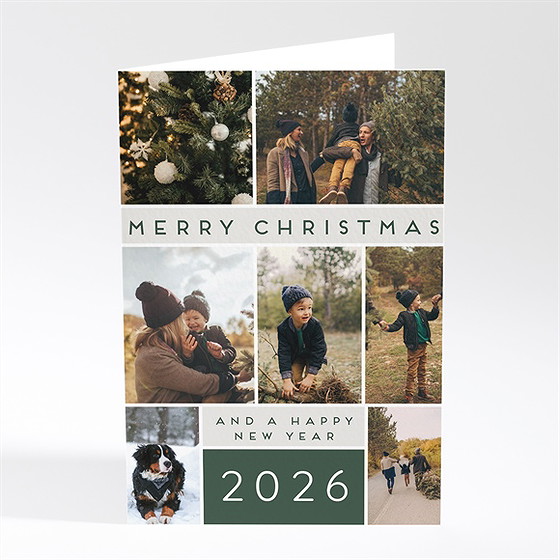 Weihnachtskarte Ein Kinderspiel