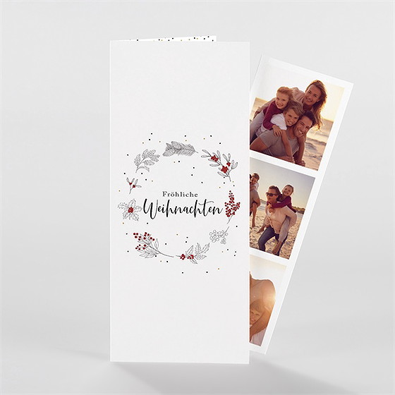 Weihnachtskarte weihnachtskrone