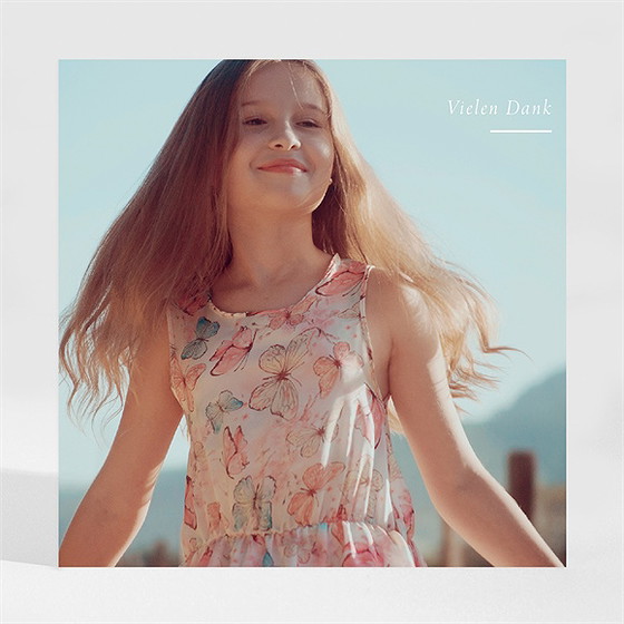 Dankeskarte Konfirmation weiße malerei - magnet