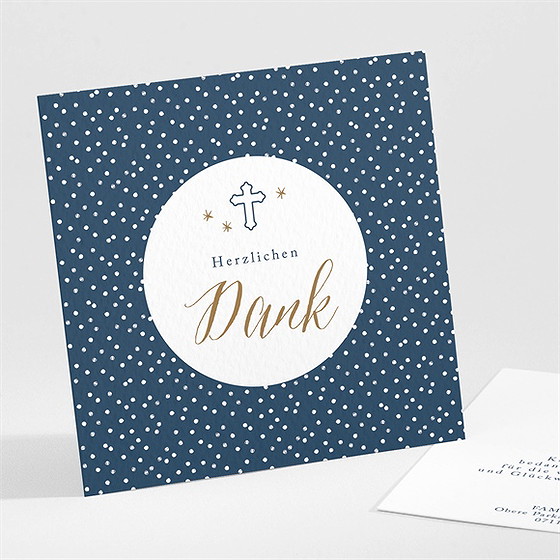Dankeskarte Konfirmation sterne