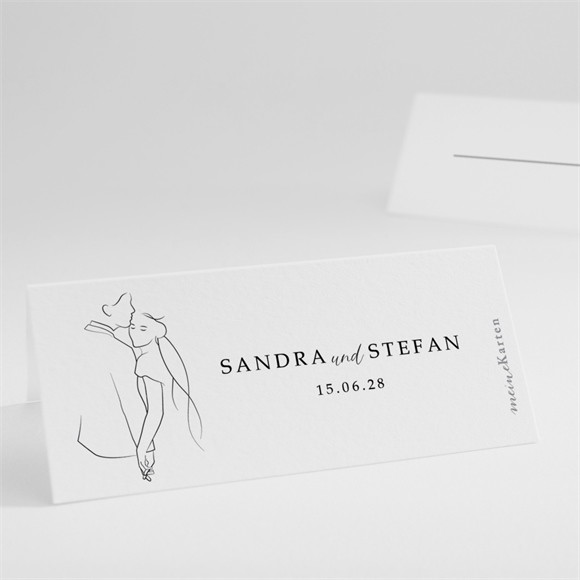 Tischkarte Hochzeit Skizze ref.N440888