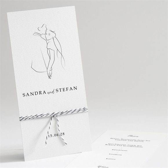 Menükarte Hochzeit Skizze ref.N221236