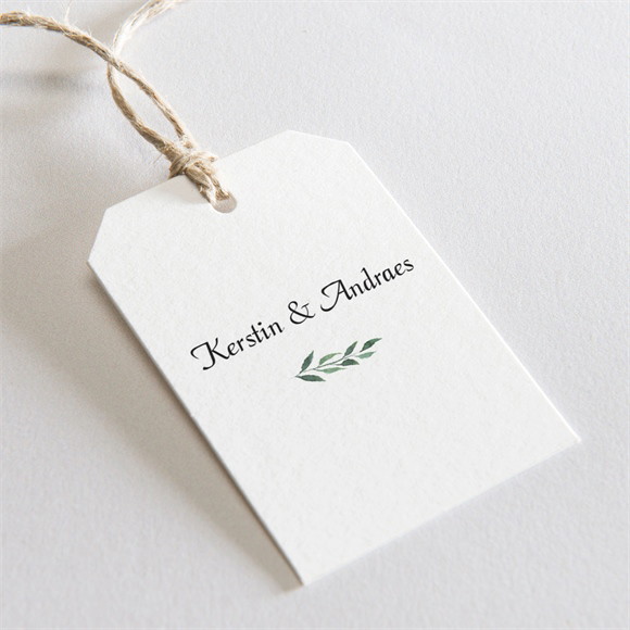 Geschenkanhänger Hochzeit Blätterband ref.N291302