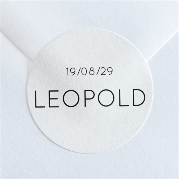 Sticker Geburt Zarte Silhouette ref.N360198