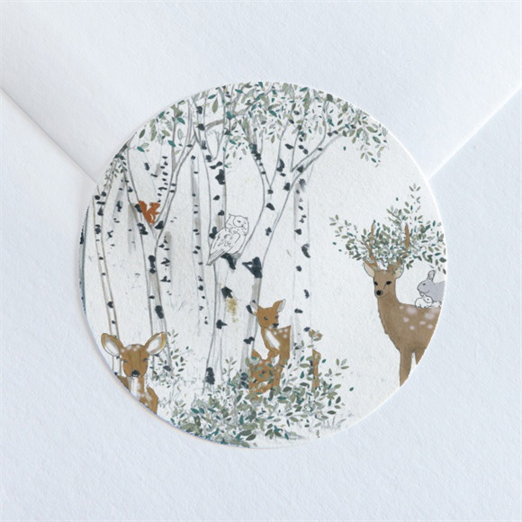 Sticker Geburt Am Waldrand ref.N360193