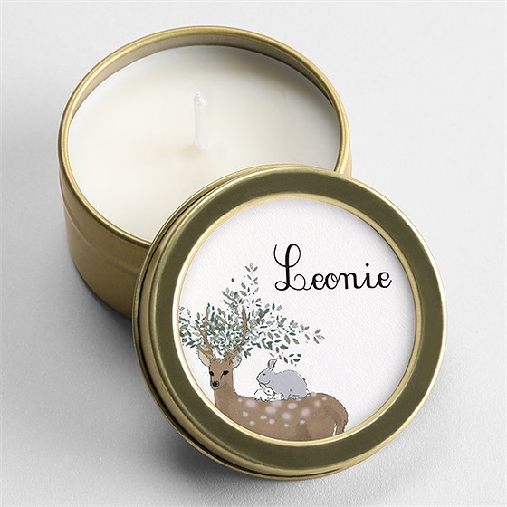 Kerze Geburt waldlichtung