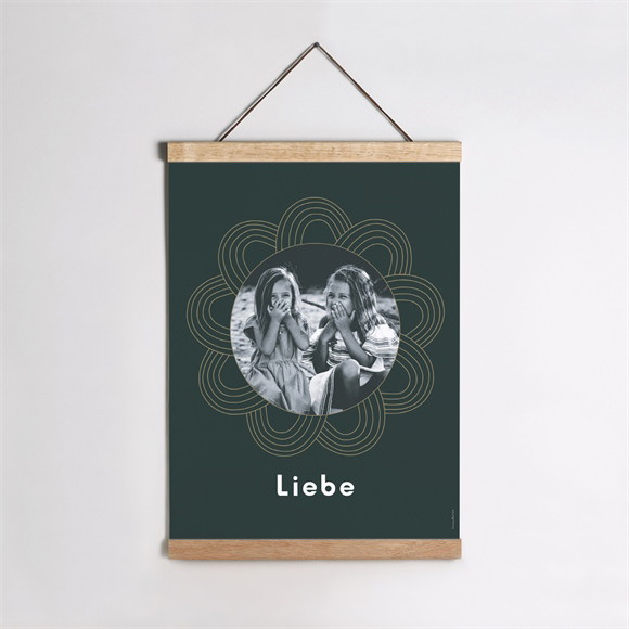 Geburtsposter Aquarellblätter ref.N26031