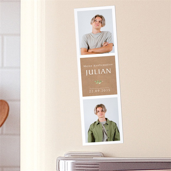 Einladung Konfirmation Fotostreifen ref.N200470