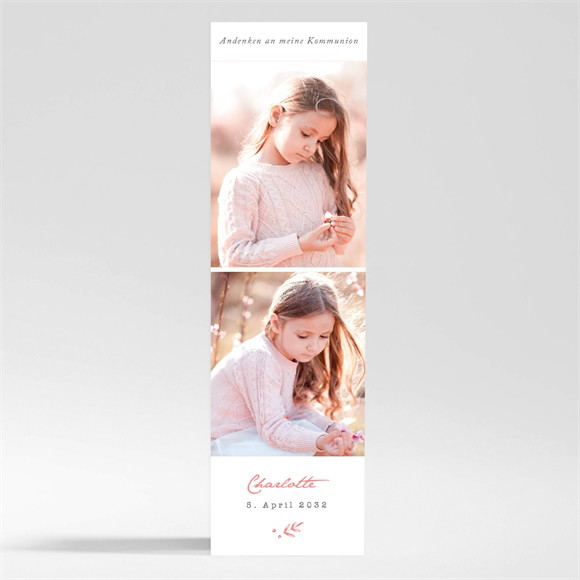 Andenken Kommunion Kupferblätterranke - Magnet ref.N200479