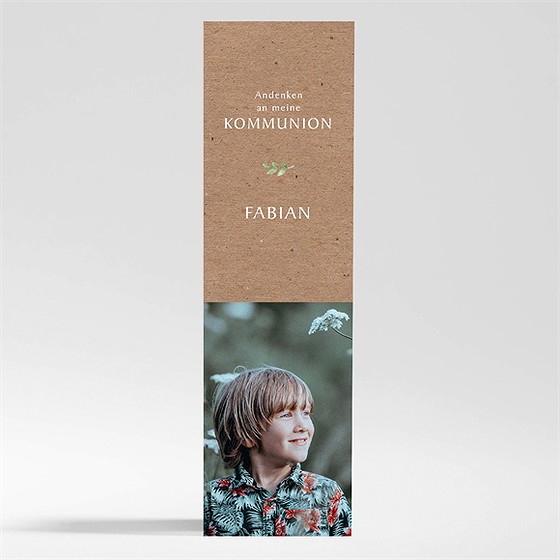 Andenken Kommunion Pflanzenillustration - Magnet