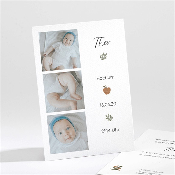 Geburtskarte Präsentation ref.N211368
