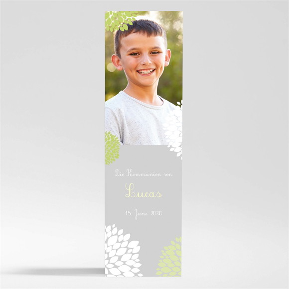 Andenken Kommunion Blumen mit Tauben - Magnet ref.N200500