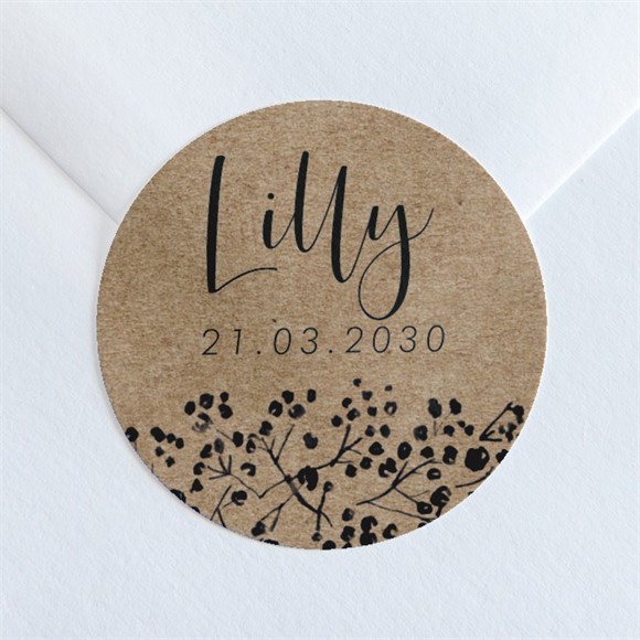 Sticker Geburt Süße Neuigkeit ref.N360267