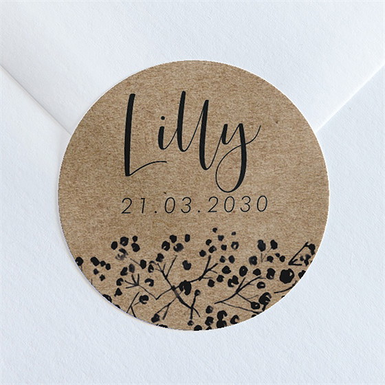 Sticker Geburt süße neuigkeit