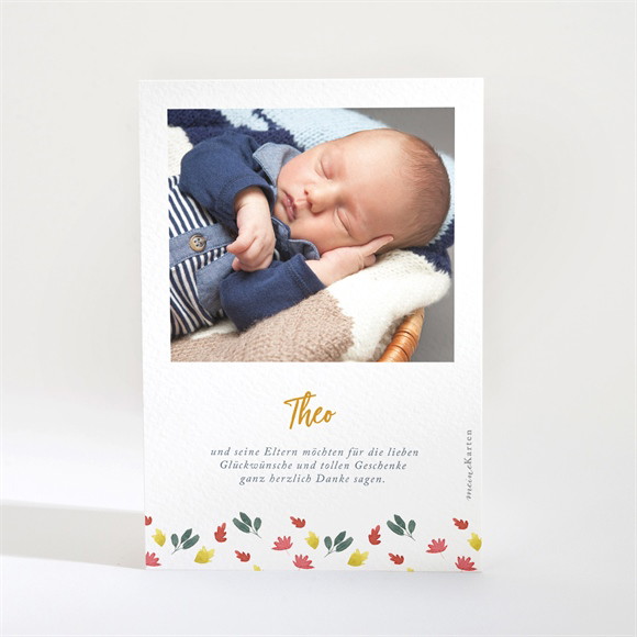 Dankeskarte Geburt Kleiner Löwe ref.N21085