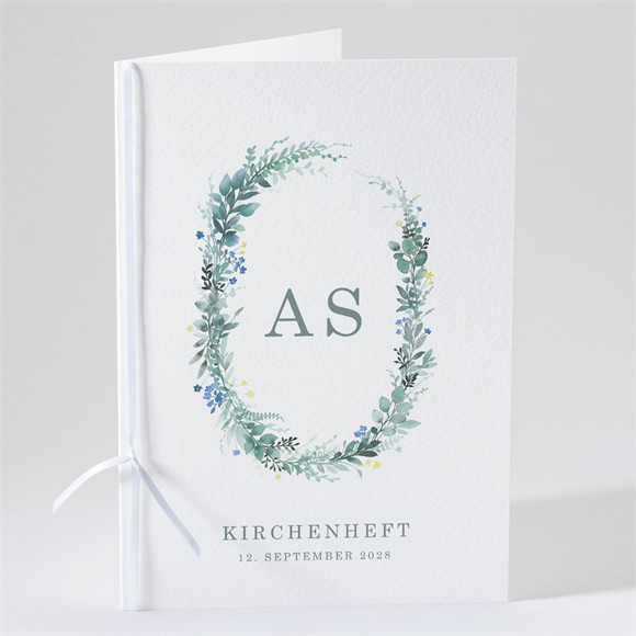 Kirchenheft Hochzeit Initialen ref.N491372