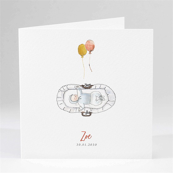 Geburtskarte Schlaf Gut!