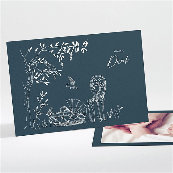 Dankeskarte Geburt Nachtleben