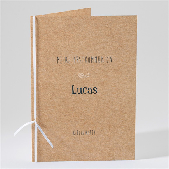 Kirchenheft Kommunion Kraftpapierillustration ref.N491333