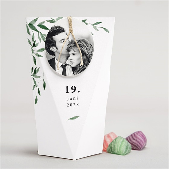 Geschenkbox Hochzeit so schick - schachtel