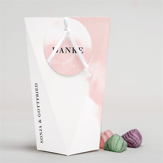 Geschenkbox Hochzeit Schwarz Und Pastell Schachtel