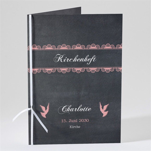 Kirchenheft Kommunion Rosa Taube ref.N491340