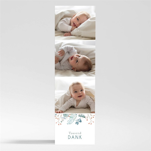 Dankeskarte Geburt Schwerelosigkeit - Magnet ref.N200502