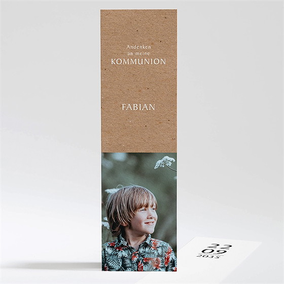 Andenken Kommunion Pflanzenillustration