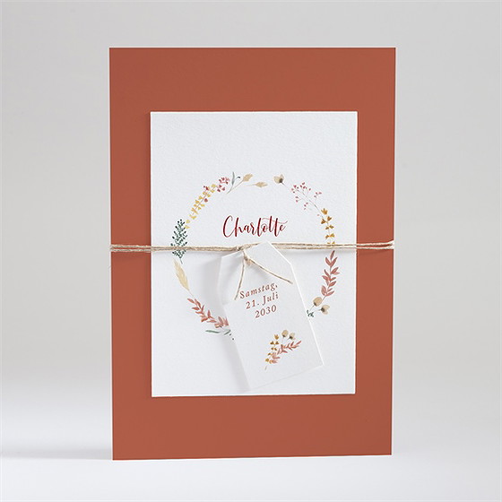 Hochzeitseinladung Feuerland