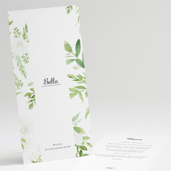 Menükarte Kommunion Ornamente ref.N221214