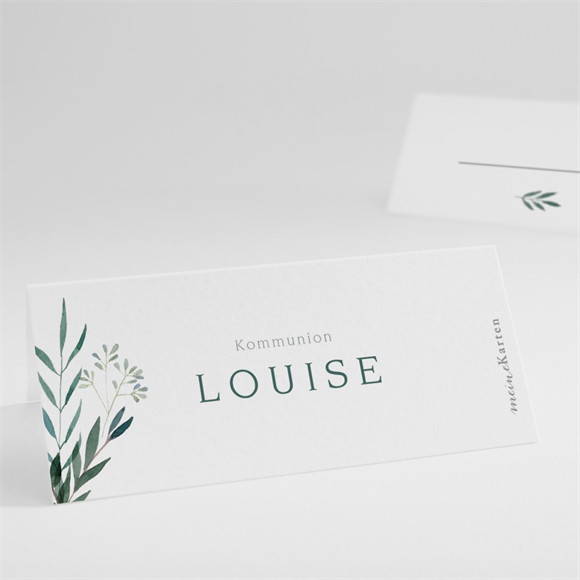 Tischkarte Kommunion Gartenfest ref.N440840