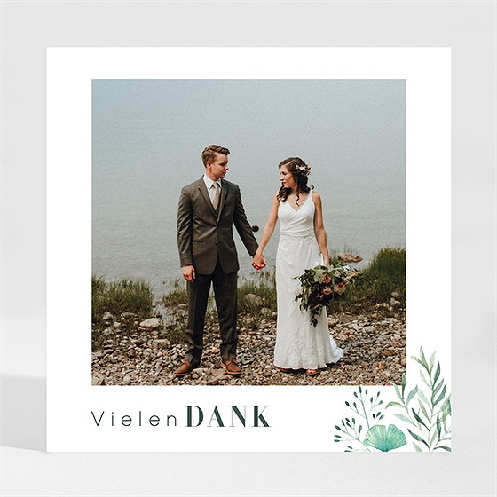 Dankeskarte Hochzeit Landluft - Magnet