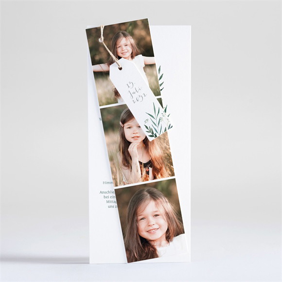 Einladung Kommunion Gartenfest - Dreiteilig ref.N93157