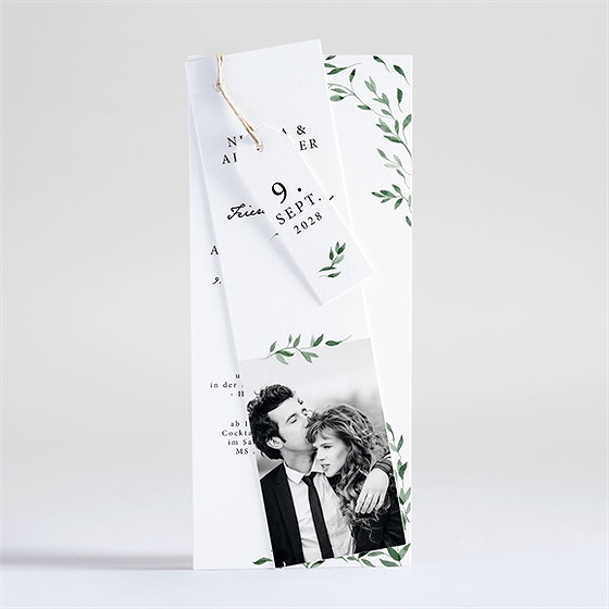 Hochzeitseinladung Unter Dem Olivenbaum-Dreiteil.