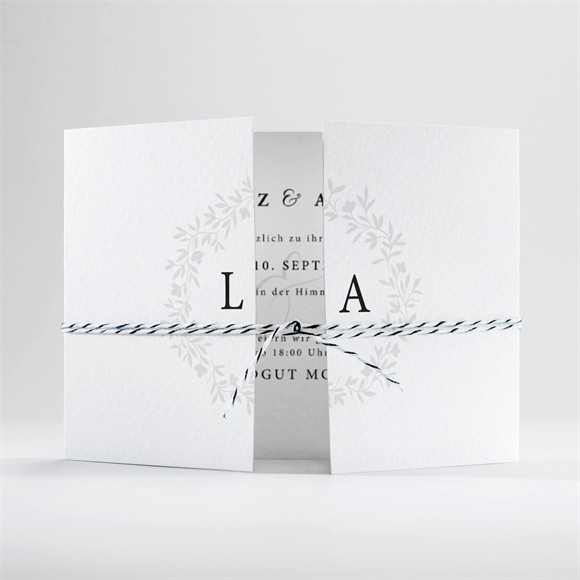 Hochzeitseinladung Herrlich  - Doppelklapp ref.N701101