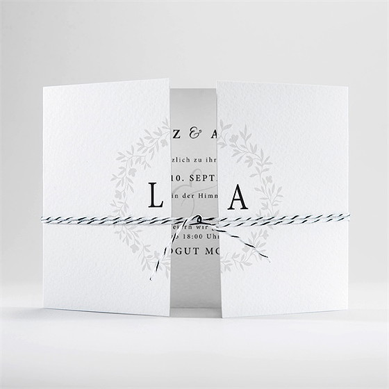 Hochzeitseinladung Herrlich  - Doppelklapp