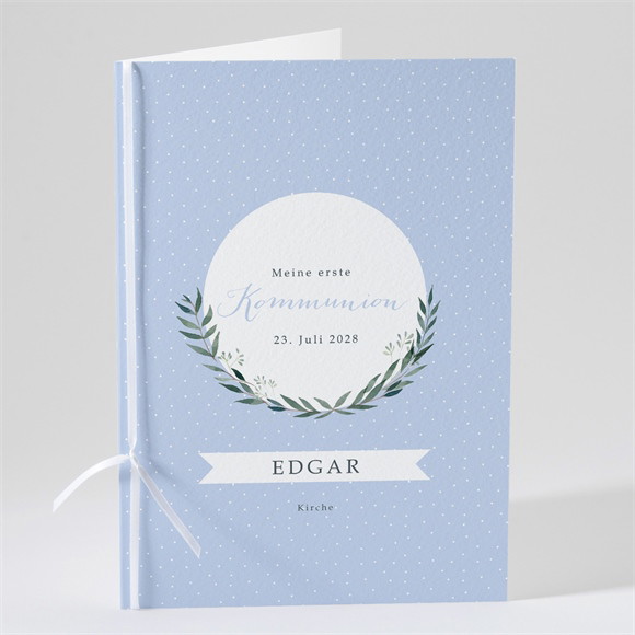 Kirchenheft Kommunion Zartes Blau ref.N491343