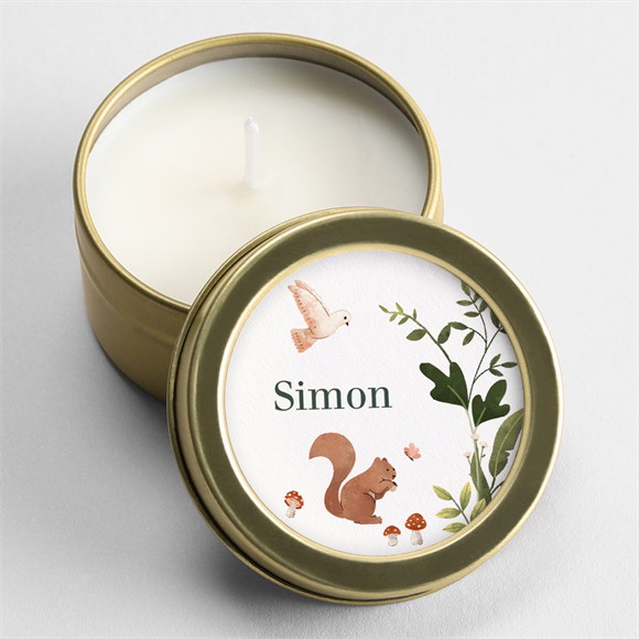 Kerze Geburt Kleiner Dschungel ref.N3601151