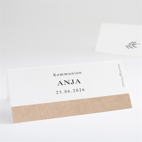 Tischkarte Kommunion Elegante Kommunion ref.N440741