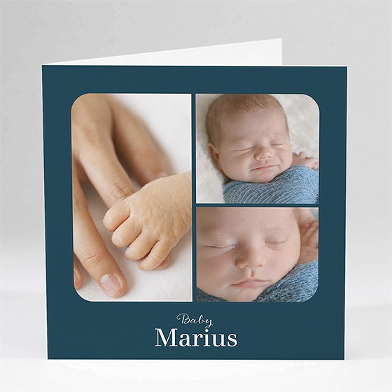 Geburtskarte mein erster fotostreifen