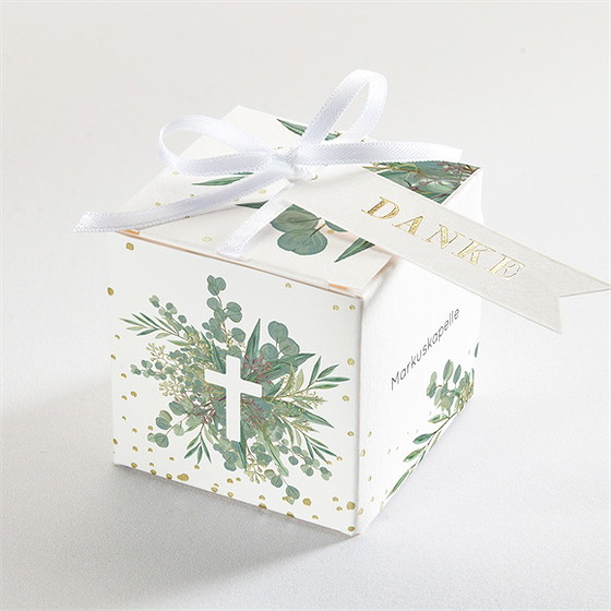 Geschenkbox Kommunion Anmut - Gold