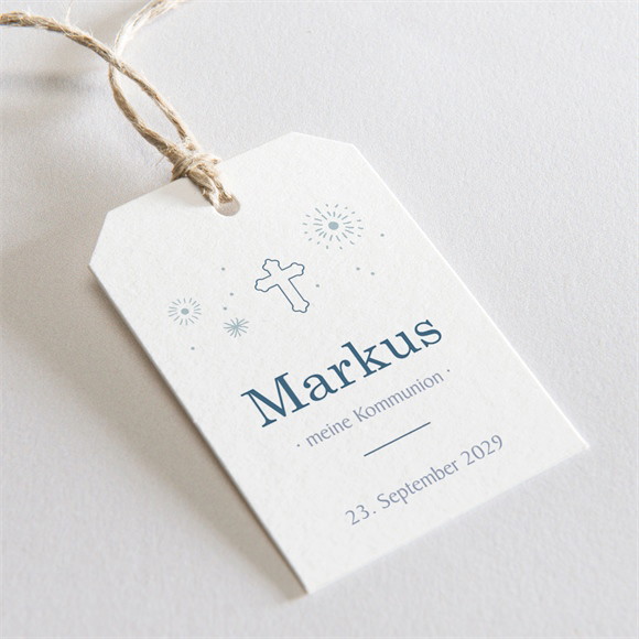 Geschenkanhänger Kommunion Höhenflug ref.N291341