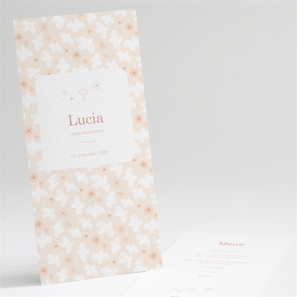Menükarte Kommunion Hoch hinaus ref.N221248