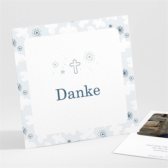 Dankeskarte Kommunion Höhenflug