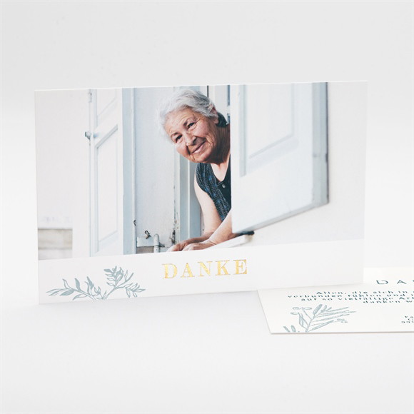 Trauerdanksagung Waldfrieden - Gold ref.N17130