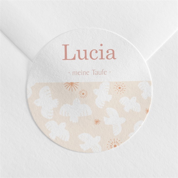 Aufkleber Taufe Taubenflug ref.N3601351