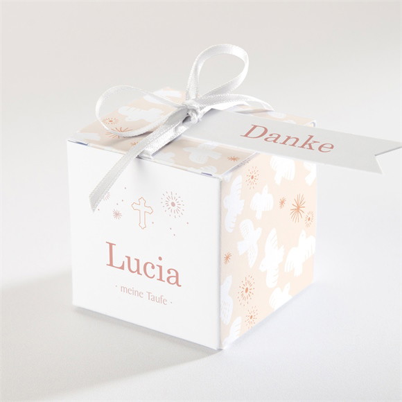 Geschenkbox Taufe Taubenflug ref.N340602
