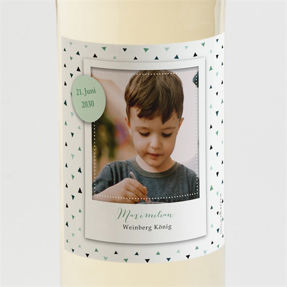 Flaschenetikett Kommunion Festlich schick ref.N3001853