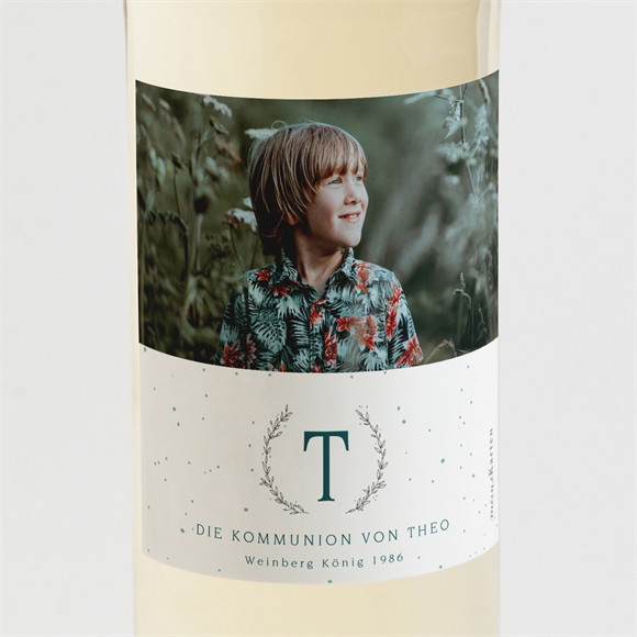 Flaschenetikett Kommunion Meine Krone ref.N3001841