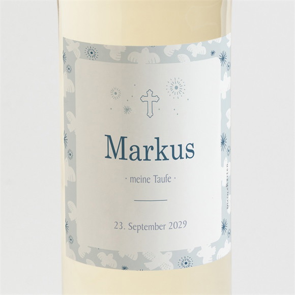 Flaschenetikett Taufe Horizont ref.N3001923